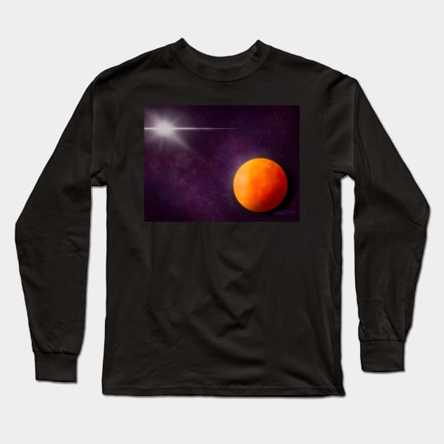 Space 1 Long Sleeve T-Shirt by GDGCreations